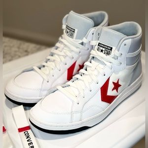 Size 12 - Converse Pro Blaze High White 2021 w/straps
